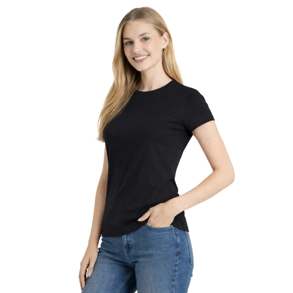T-shirt damski czarny 170g/m2 roz. L – koszulka t-shirt robocza – odzież firmowa